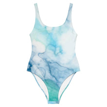 Load image into Gallery viewer, One-Piece Sky Blue Swimsuit