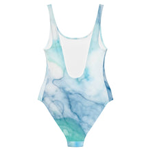 Load image into Gallery viewer, One-Piece Sky Blue Swimsuit
