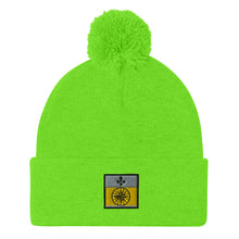 Load image into Gallery viewer, The Best Kind Of Neon Green Pom-Pom Beanie
